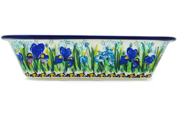 10" Rectangular Baker - Iris Field