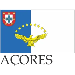 Acores Embroidered Flag Badge