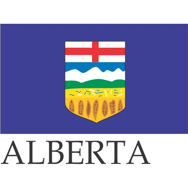 Alberta Embroidered Flag Badge