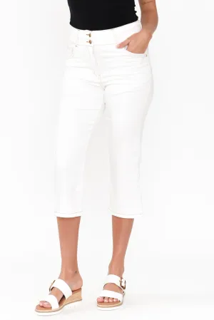 Alessi White Cropped Jeans