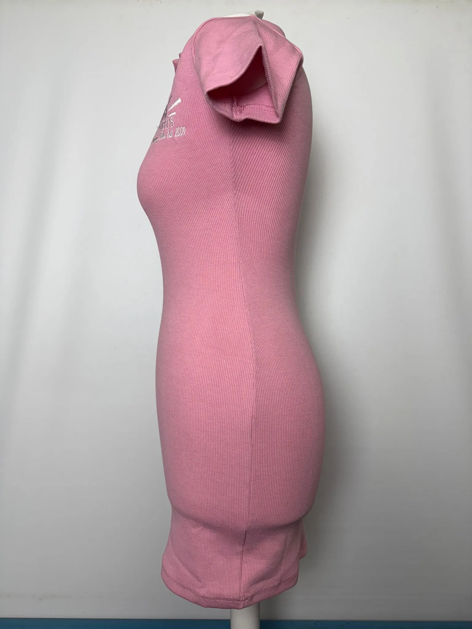 BNWT Missguided Pink Polo Mini Dress Size 6