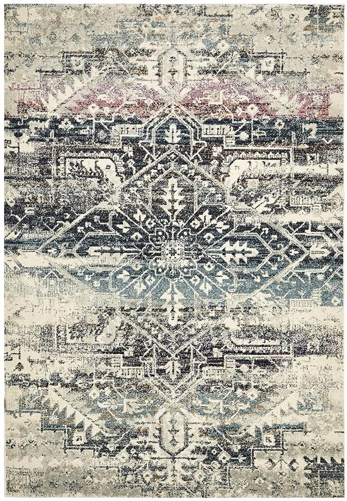 Boho Vintage Erika Blue Rug