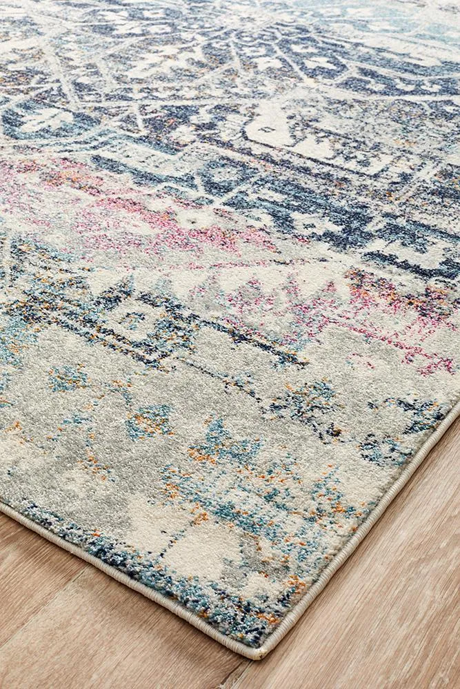 Boho Vintage Erika Blue Rug