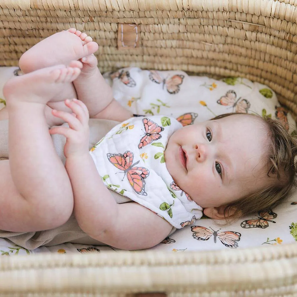 Butterfly Oh So Soft Muslin Bandana Bib