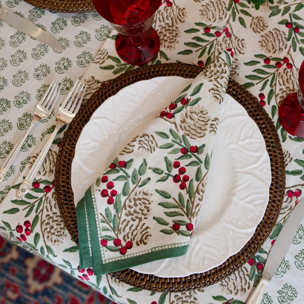 Christmas Garland Napkin | Set of 4