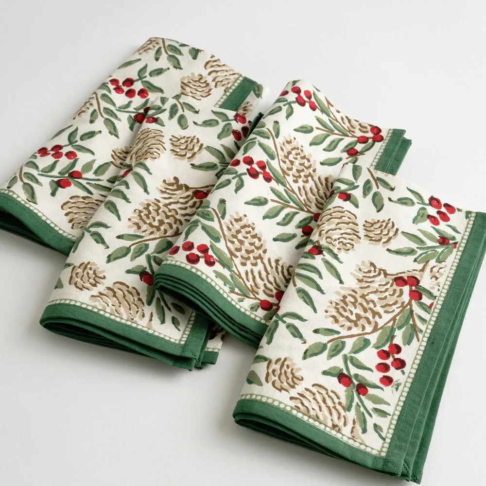 Christmas Garland Napkin | Set of 4