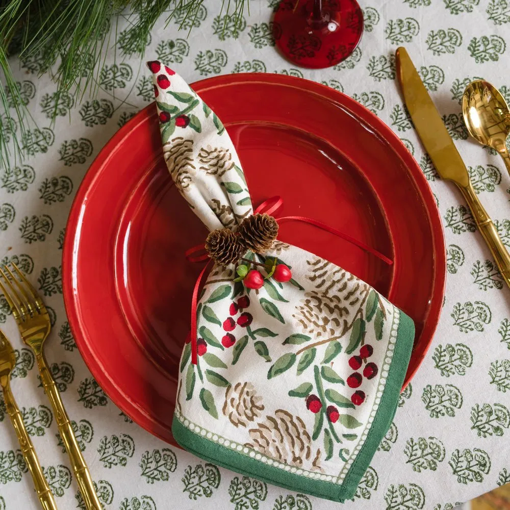 Christmas Garland Napkin | Set of 4