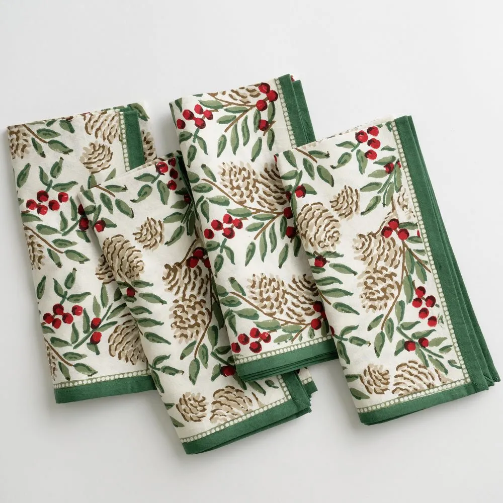 Christmas Garland Napkin | Set of 4