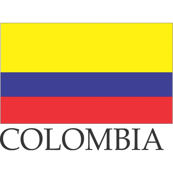 Colombia Embroidered Flag Badge