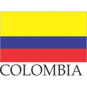 Colombia Embroidered Flag Badge