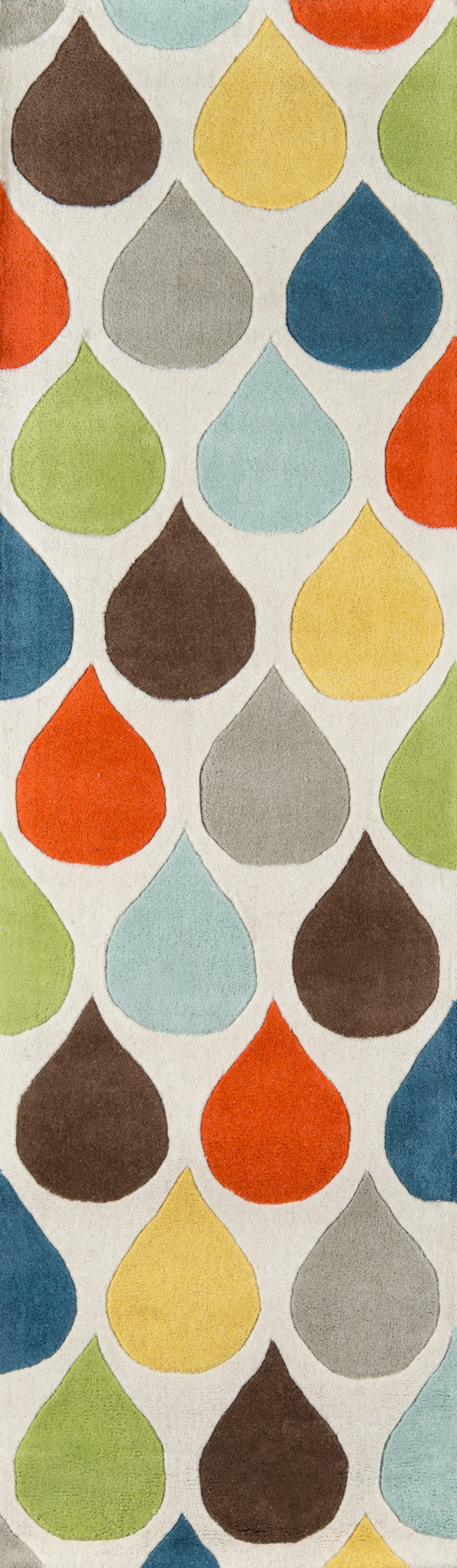 Contemporary Hand Tufted Multicolored Rug