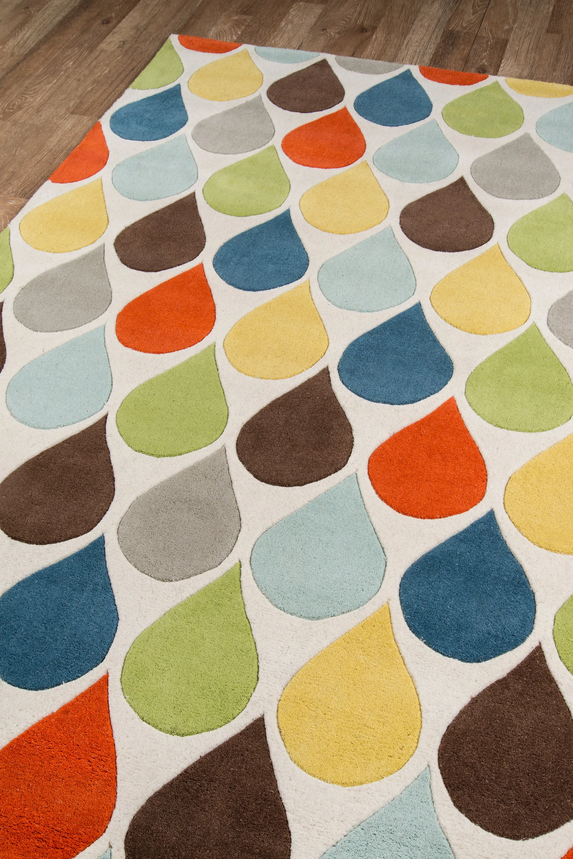 Contemporary Hand Tufted Multicolored Rug