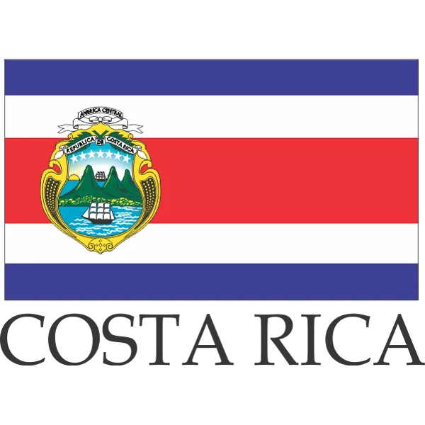 Costa Rica Embroidered Flag Badge