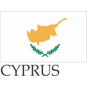 Cyprus Embroidered Flag Badge