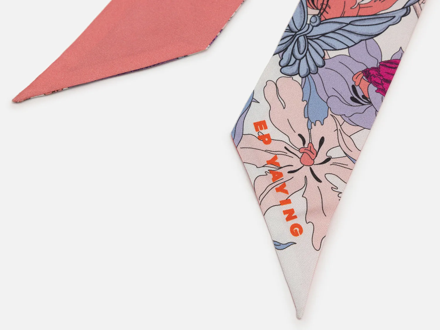 EP YAYING Peony Printed Silk Scarf