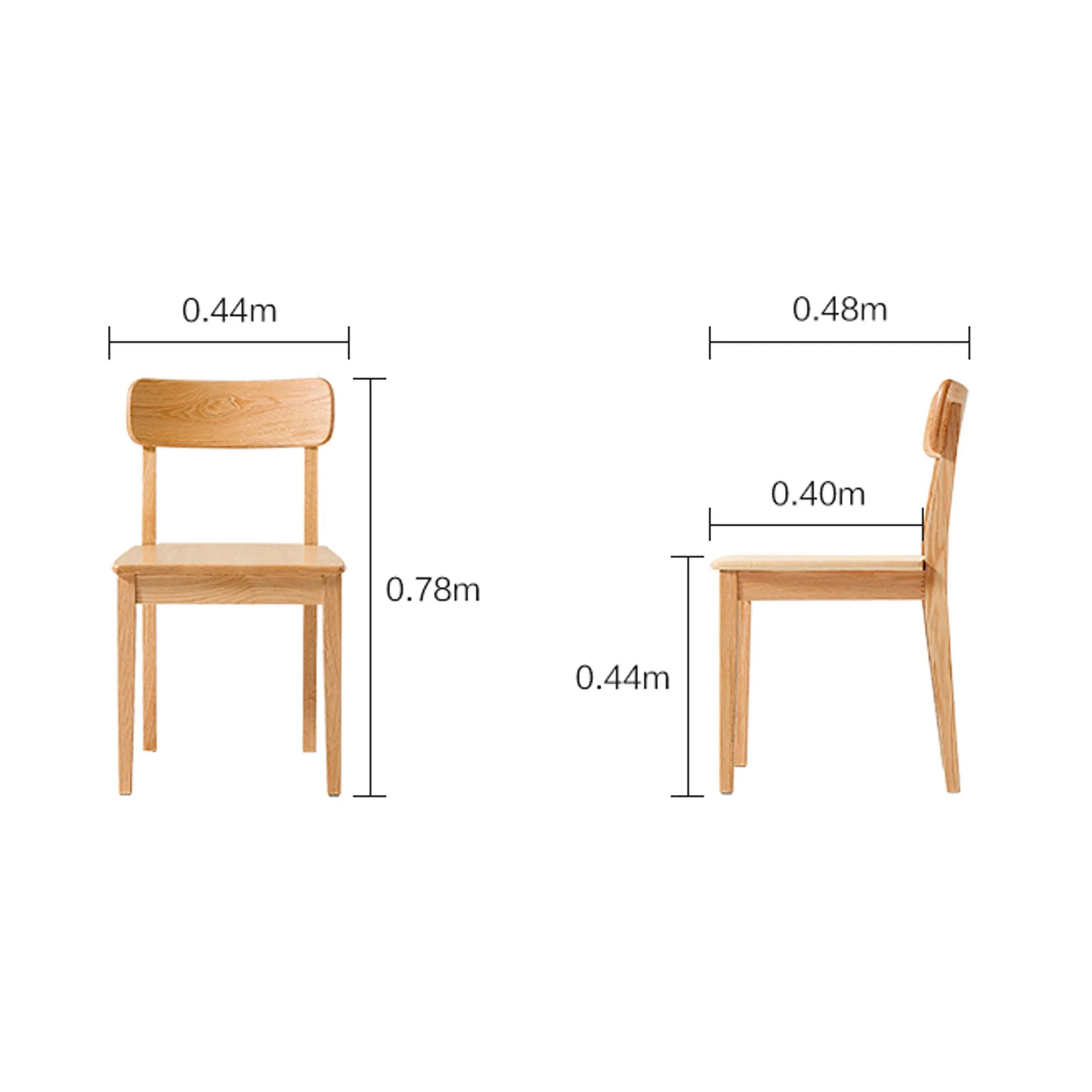 EVELYN Solid Oak Dining Chair