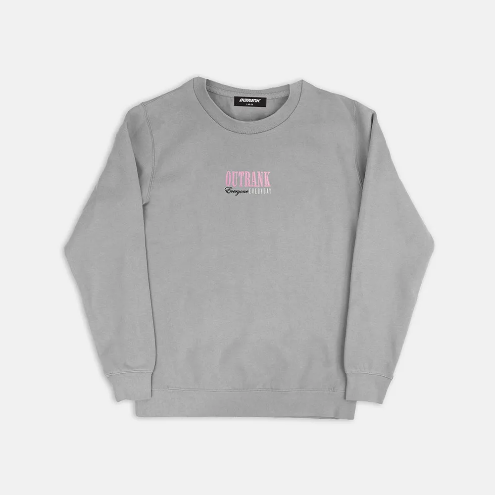 Everyone Embroidered Crewneck Fleece