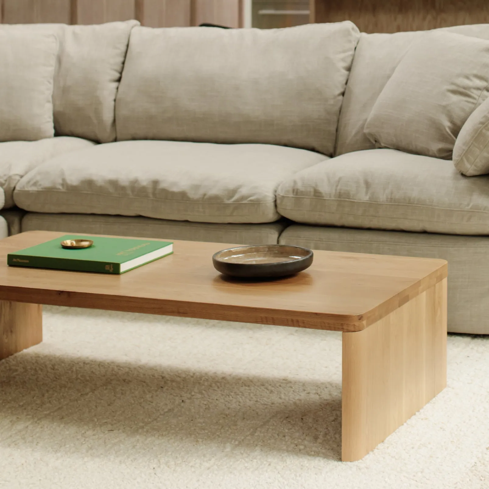 Form Coffee Table, White Oak