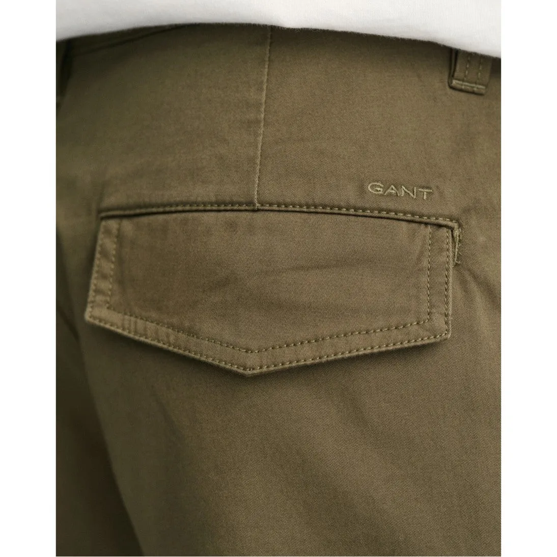 GANT Relaxed Fit Twill Cargo Shorts Juniper Green 205069