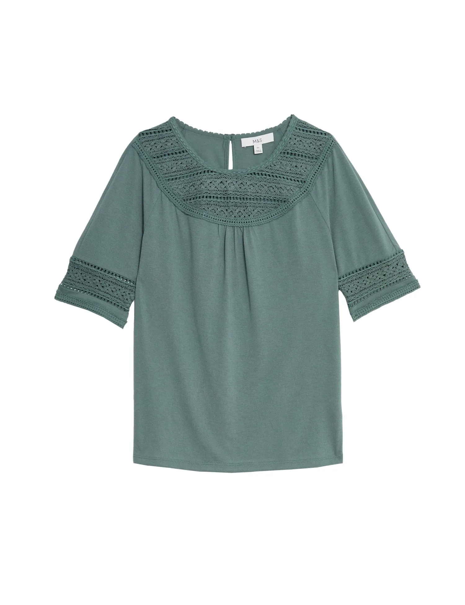 Jersey Lace Insert Top