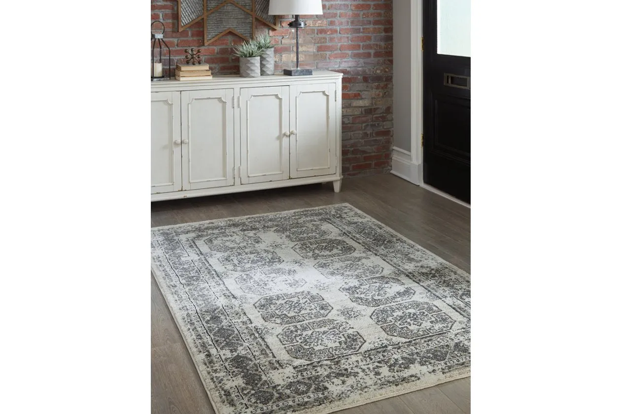 Jirou Cream/Gray 5' x 7'6" Rug