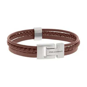 Leather Bracelet Casual Cole Peanut LBCC-003-65E85U-M