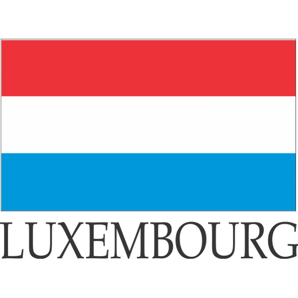 Luxembourg Embroidered Flag Badge