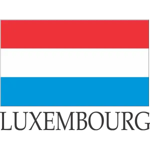 Luxembourg Embroidered Flag Badge