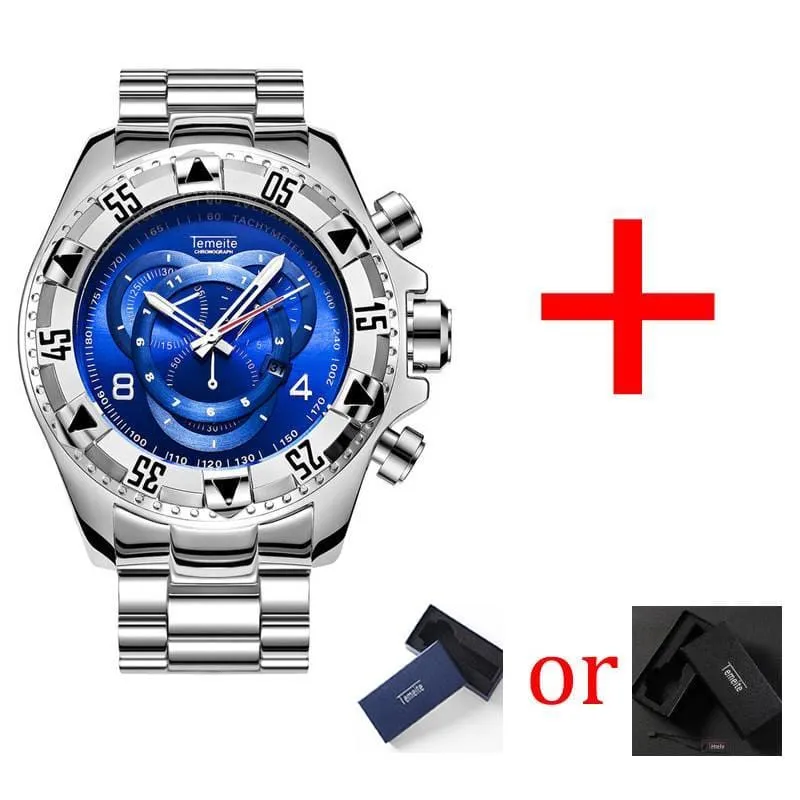 Men's Luxury Waterproof Big Dial Watches