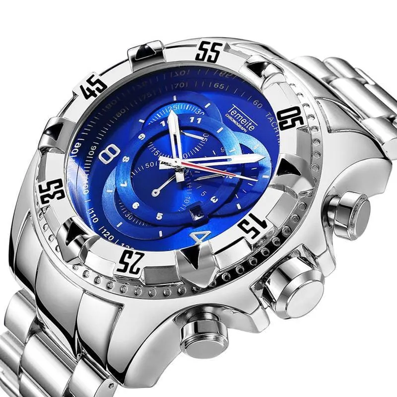 Men's Luxury Waterproof Big Dial Watches