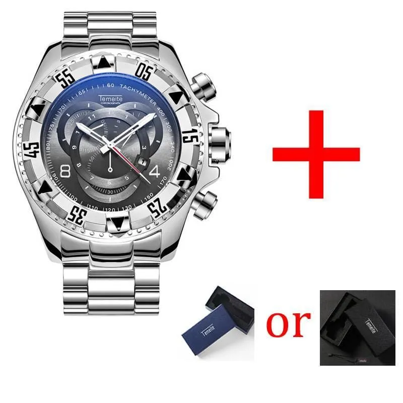 Men's Luxury Waterproof Big Dial Watches