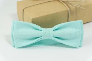 Mint wedding bow tie |  mint groom bow ties