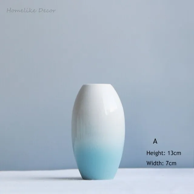 Modern Azure Flower Vase