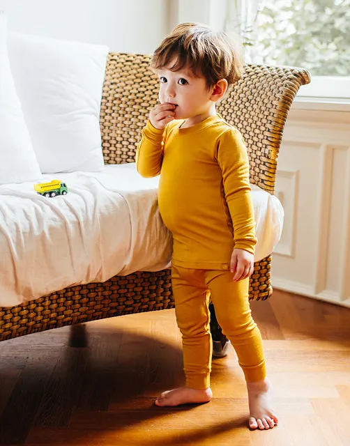 Mustard Modal Long Sleeve Pajama