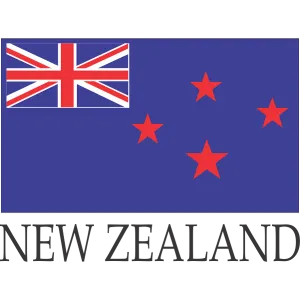 New Zealand Embroidered Flag Badge