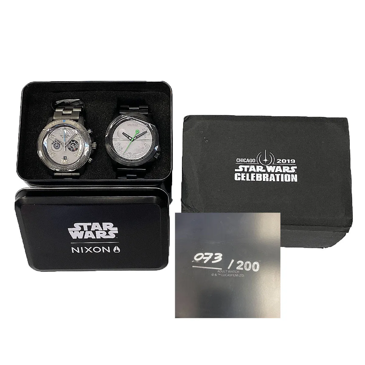 Nixon Star Wars Celebration Chicago 2019 Limited Edition 2 Watch Set