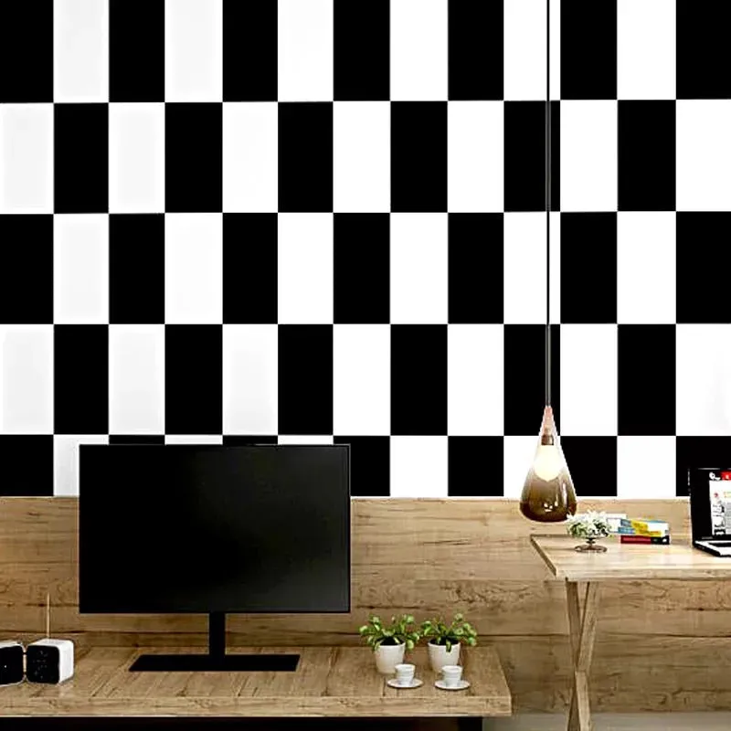 Nordic Style Minimalist Black and White Wallpaper (5㎡)