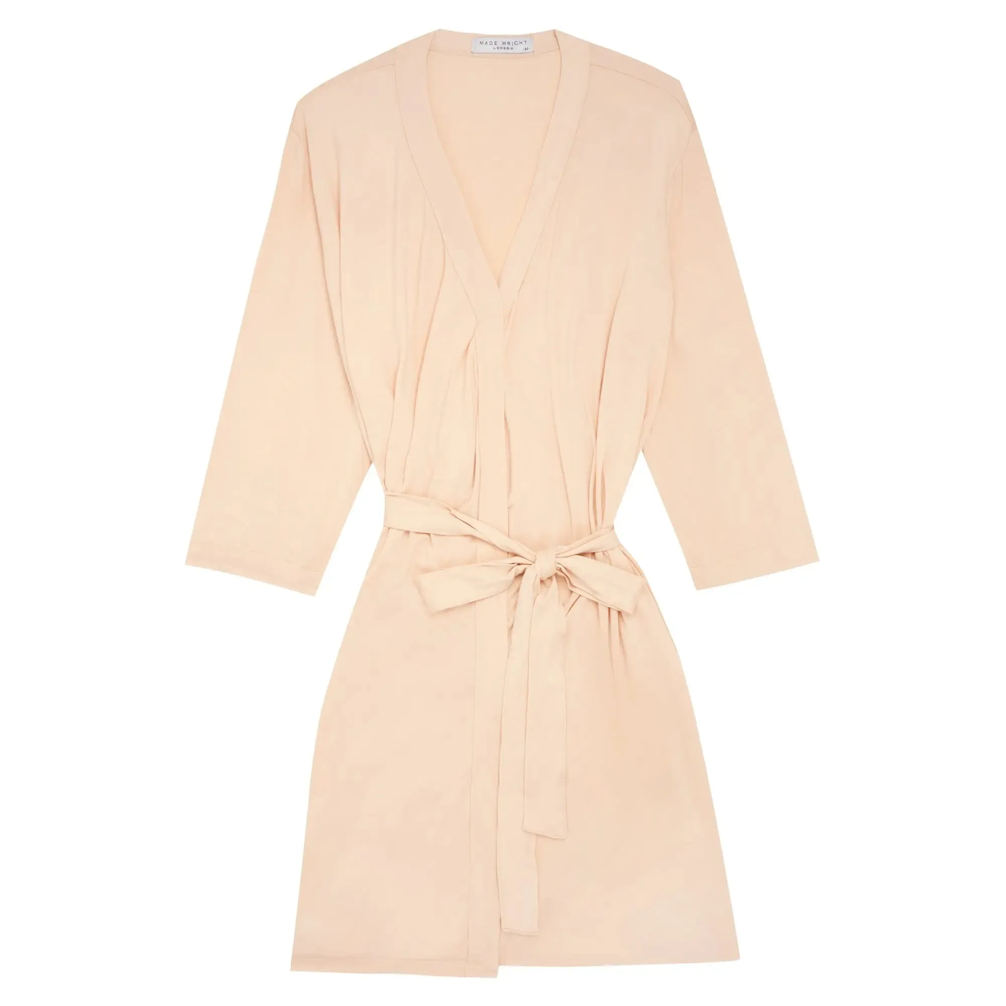 Nude Blush Drape Bamboo Women's Robe