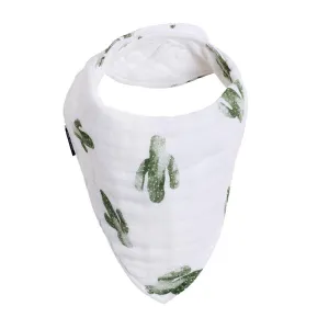 Oh So Soft Muslin Bandana Bib - Saguaro