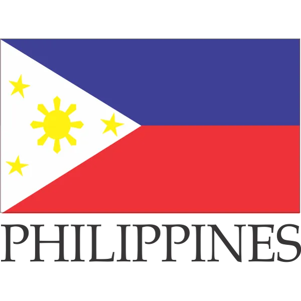 Philippines Embroidered Flag Badge