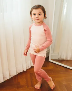 Pink Modal Raglan Long Sleeve Pajama