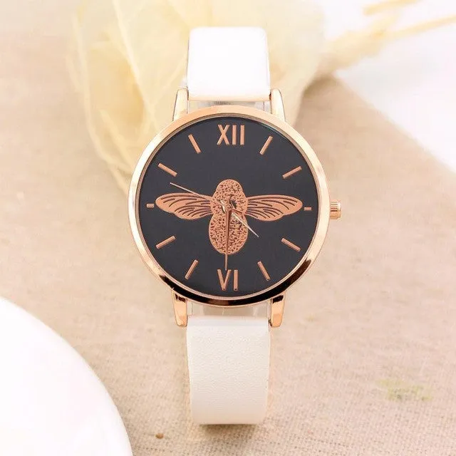 Quartz Round Dial Women Watches