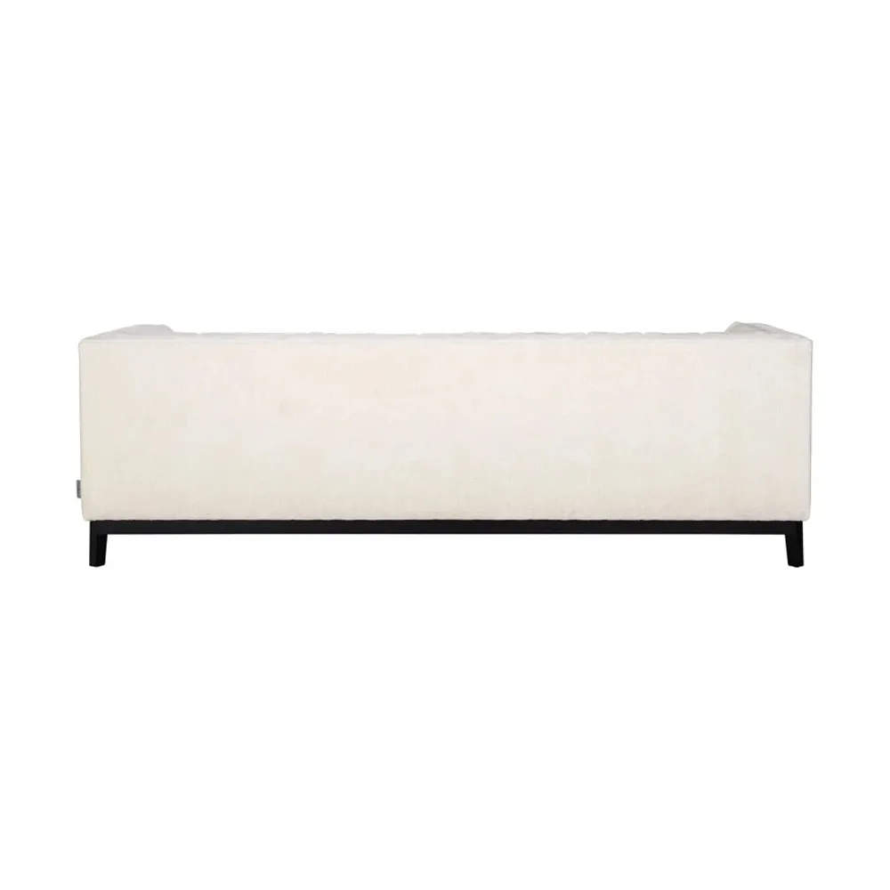 Richmond Interiors Beaudy Sofa in White Chenille