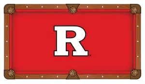 Rutgers Scarlet Knights HBS Red with White Logo Billiard Pool Table Cloth