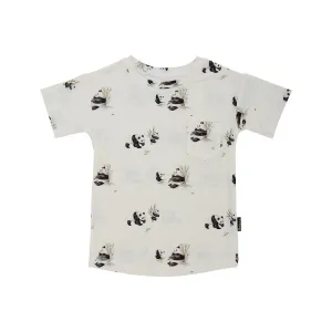 Short Sleeves Pocket Tee - Panda