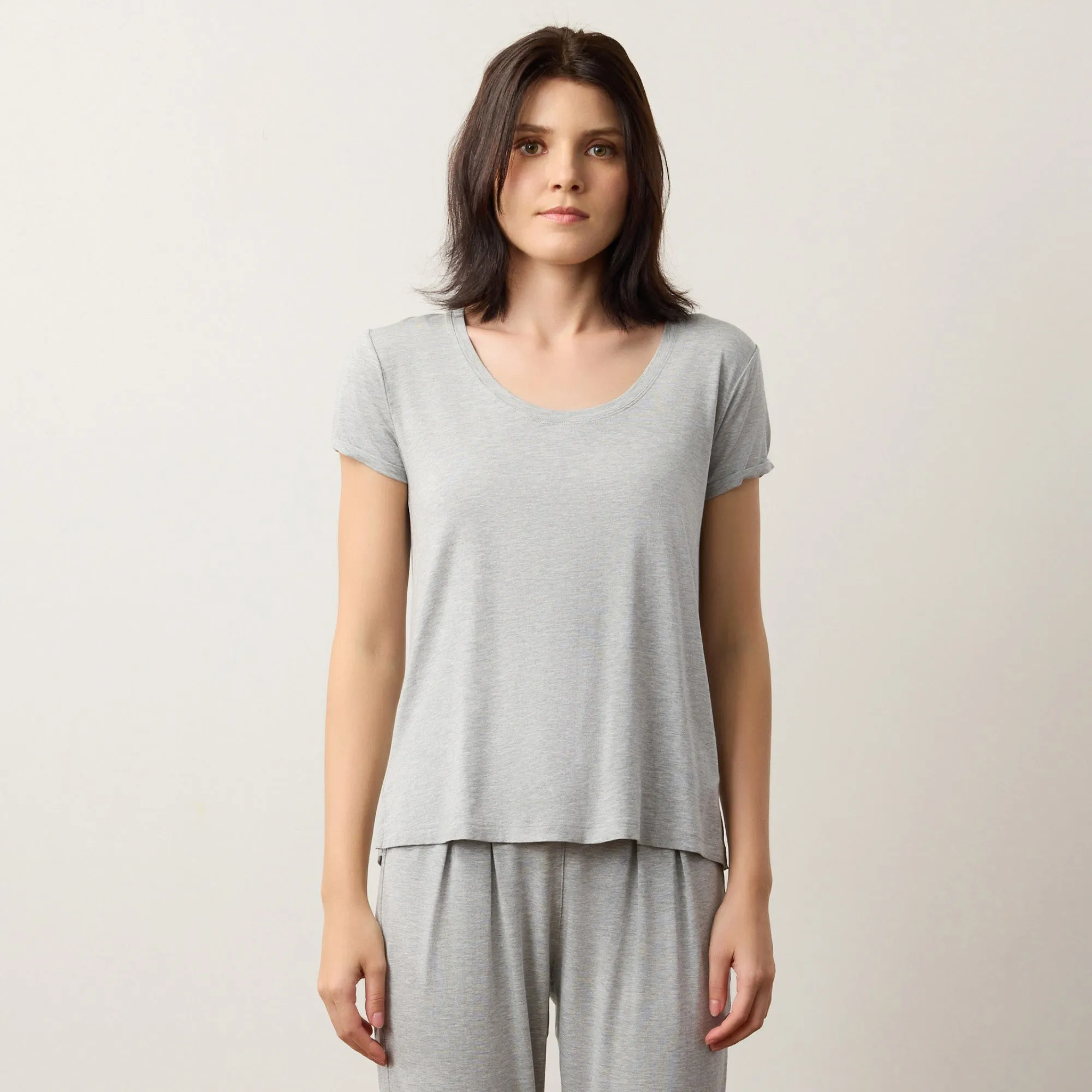 Silktouch TENCEL™ Scoop Neck Tee