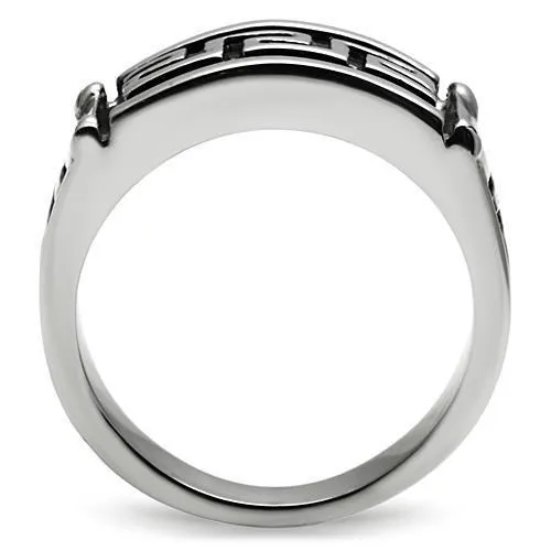 Stone-Free Steel Men's Ring