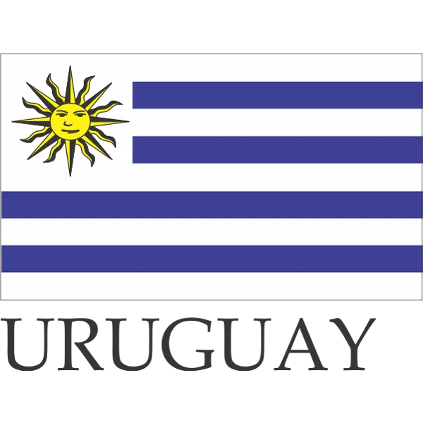 Uruguay Embroidered Flag Badge