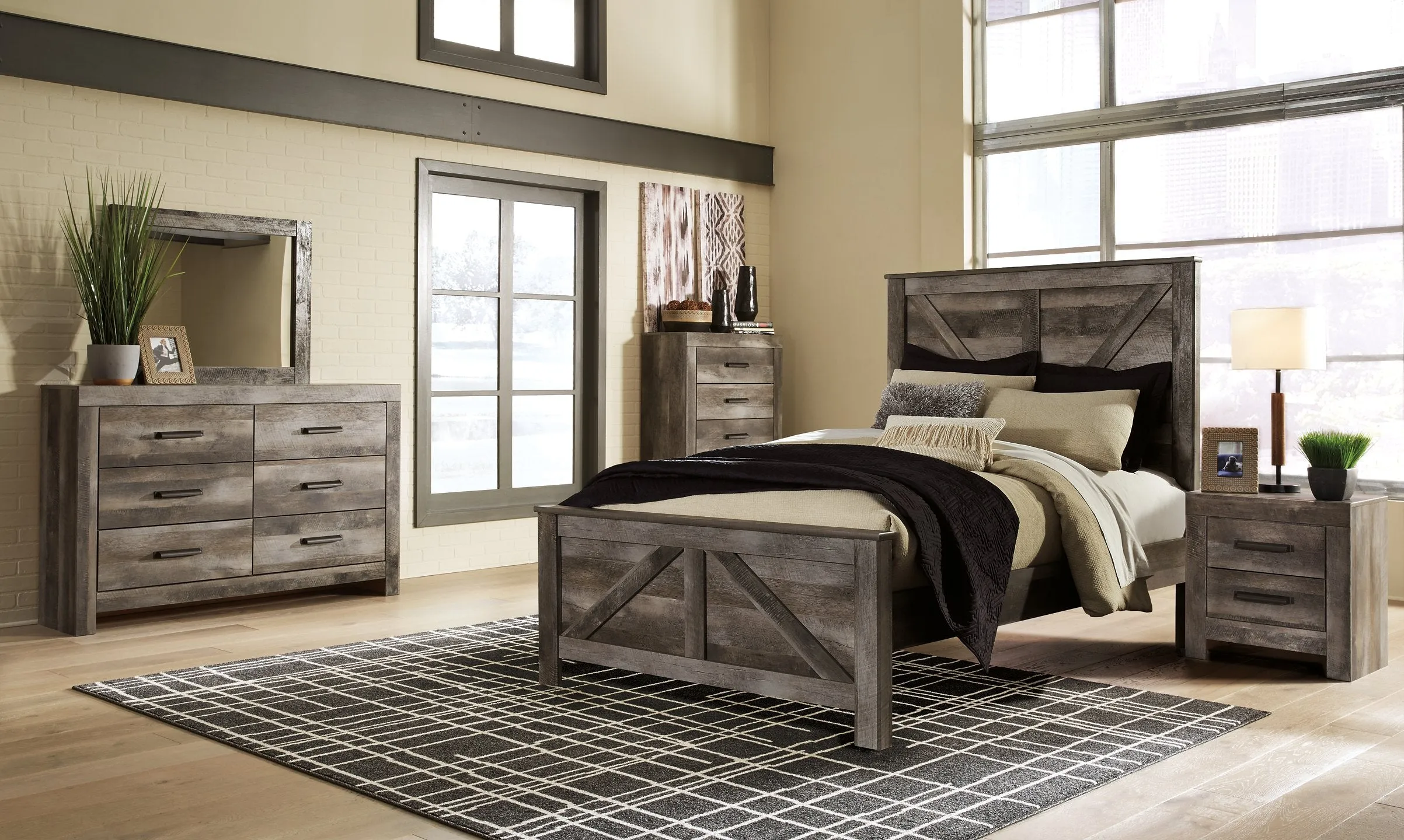 Wynnlow Crossbuck Bedroom Set