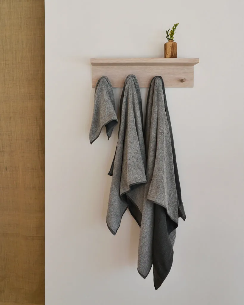 Zen Charcoal Towels - Dark Gray